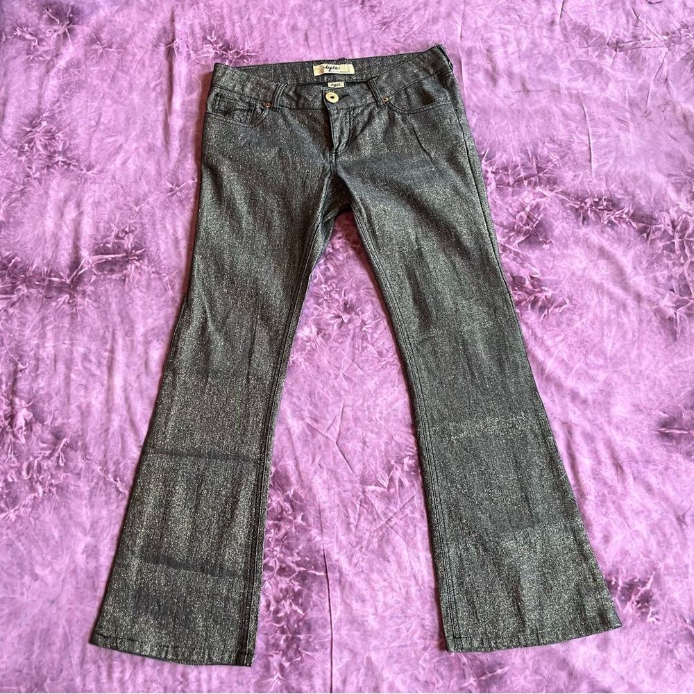 y2k brand TYTE sparkly gold pants Juniors size 13
